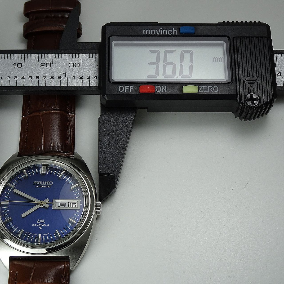 Serviced  Vintage 1971 JAPAN SEIKO LORD MATIC WEEKDATER 5606-7140 25J Automatic.