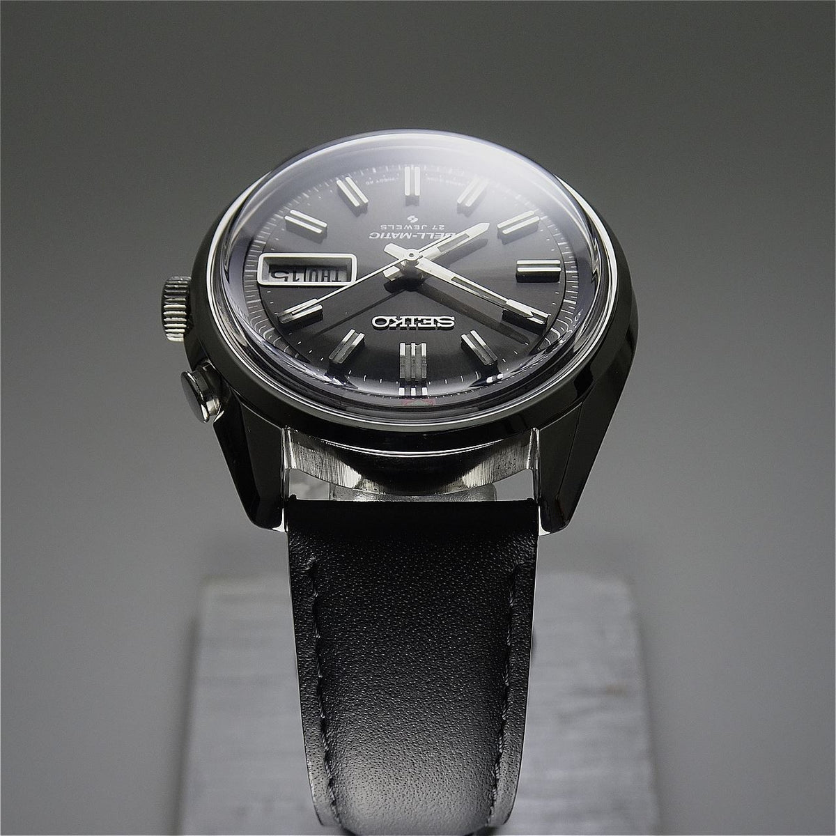 Vintage 1972 JAPAN SEIKO BELL-MATIC WEEKDATER 4006-7012 27Jewels Automatic.