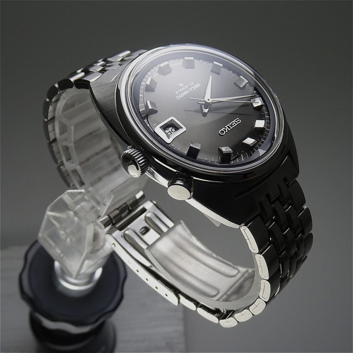Vintage 1969 JAPAN SEIKO SEIKO BELL-MATIC CALENDAR 4005-7000 27Jewels Automatic.