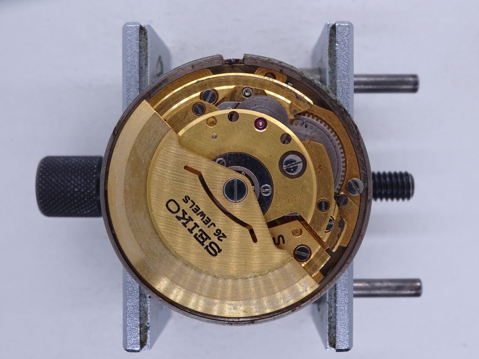 Serviced Vintage 1965 JAPAN SEIKO SEIKOMATIC WEEKDATER 6206-8040 26J Automatic.