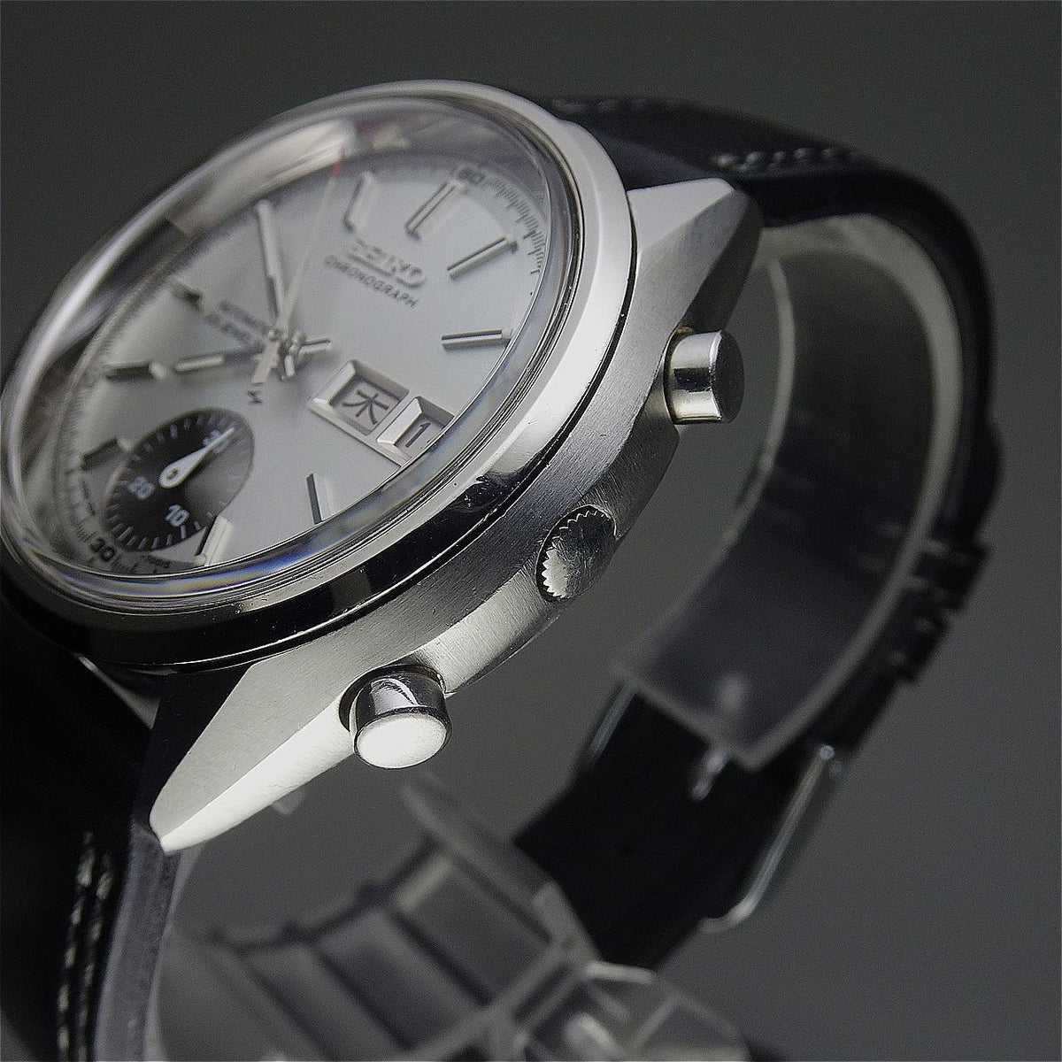 Vintage 1971 JAPAN SEIKO CHRONOGRAPH 7018-7000 23Jewels Automatic.