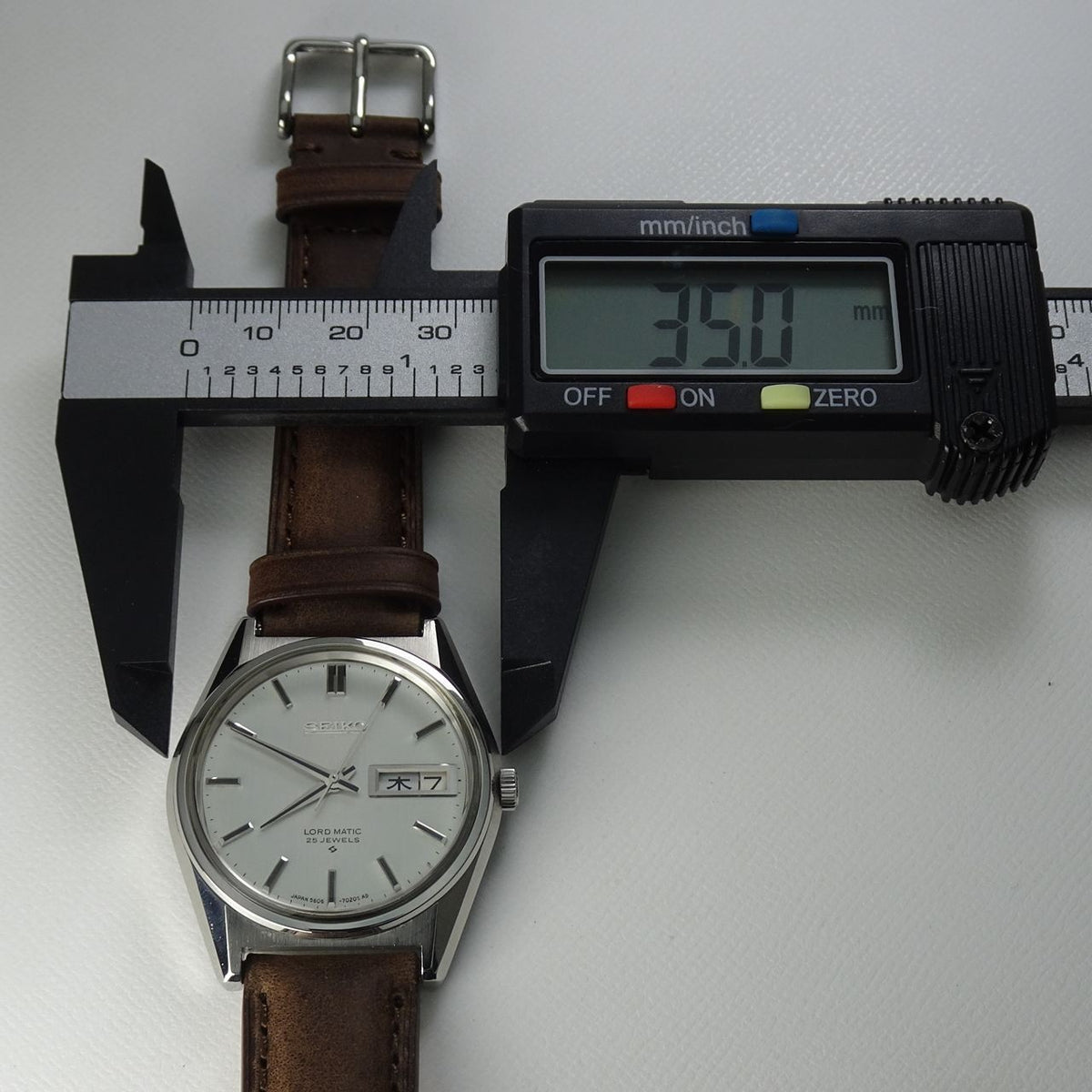Vintage 1968 JAPAN SEIKO LORD MATIC WEEKDATER 5606-7020 25Jewels Automatic.