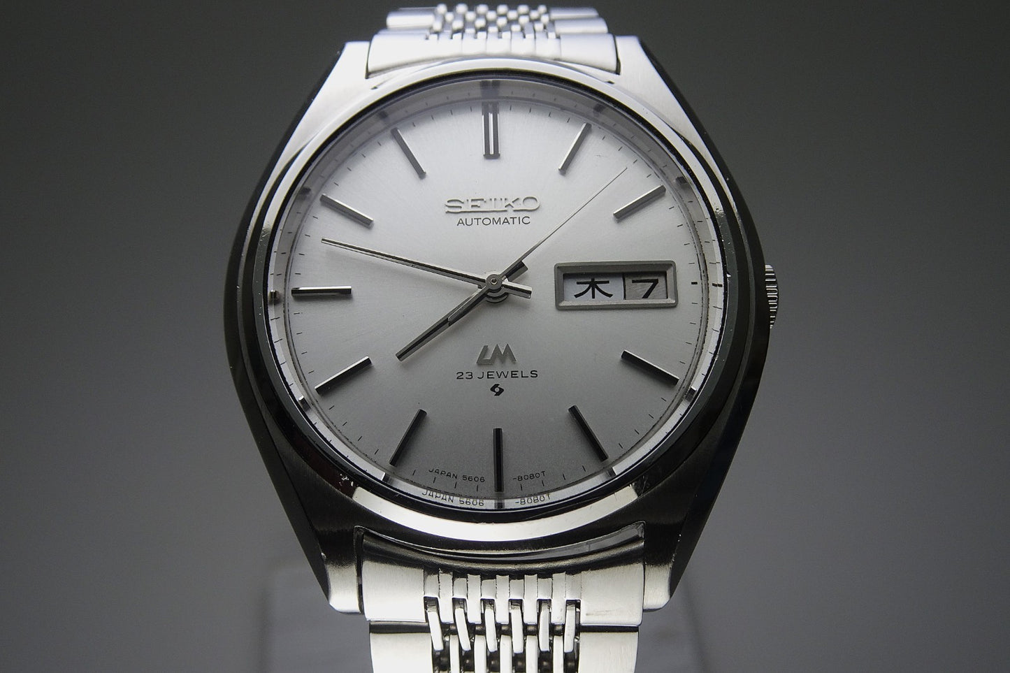 Vintage 1974 JAPAN SEIKO LORD MATIC WEEKDATER 5606-8050 23Jewels Automatic.