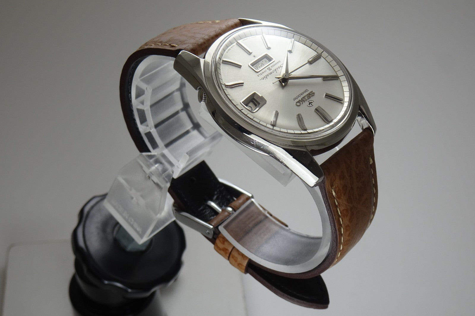 Vintage 1964 JAPAN SEIKO SEIKOMATIC WEEKDATER 6218-8971 35Jewels Automatic.