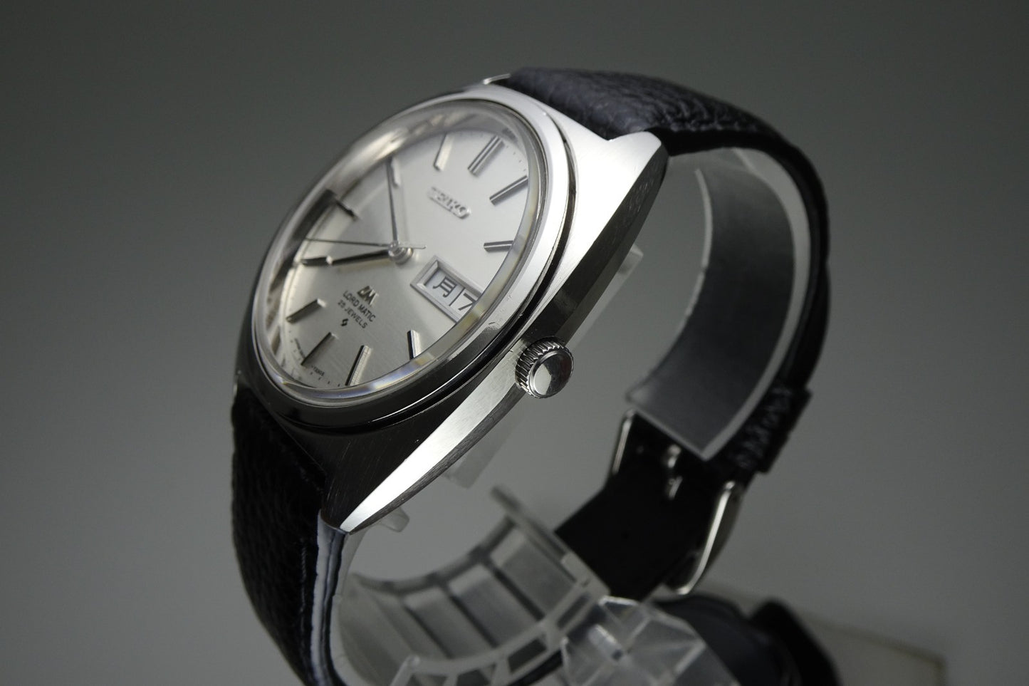 Serviced Vintage 1971 JAPAN SEIKO LORD MATIC WEEKDATER 5606-7140 25J Automatic.