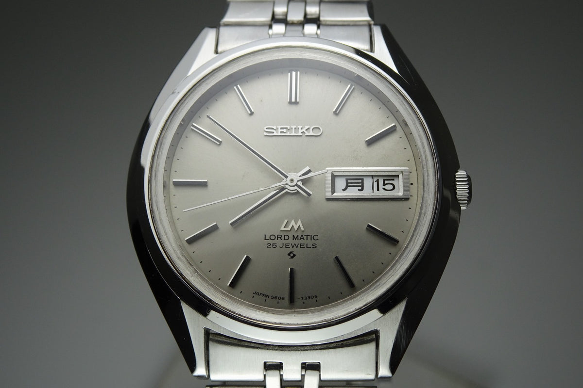 Vintage 1971 JAPAN SEIKO LORD MATIC WEEKDATER 5606-7190 25Jewels Automatic.