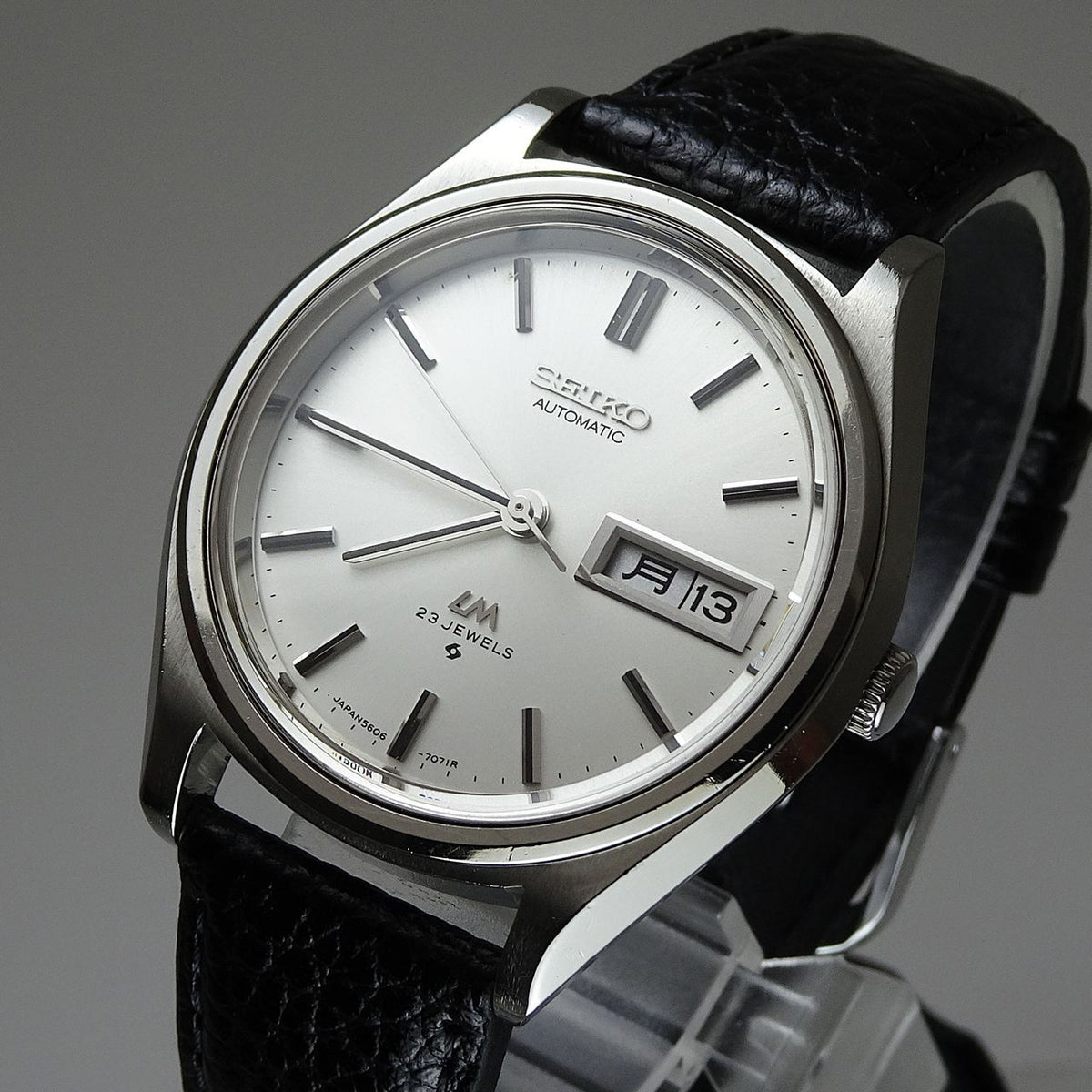 Vintage 1973 JAPAN SEIKO LORD MATIC WEEKDATER 5606-7071 23Jewels Automatic.