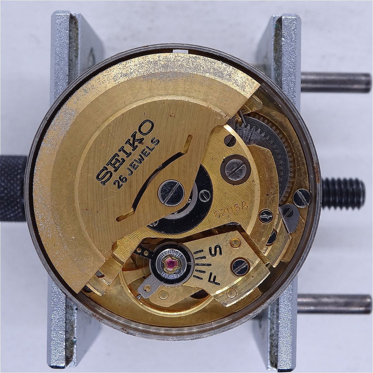 Serviced Vintage 1965 JAPAN SEIKO SEIKOMATIC WEEKDATER 6206-8990 26J Automatic.