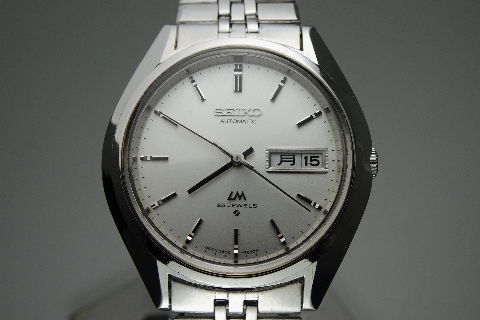 Vintage 1974 JAPAN SEIKO LORD MATIC WEEKDATER 5606-7192 25Jewels Automatic.