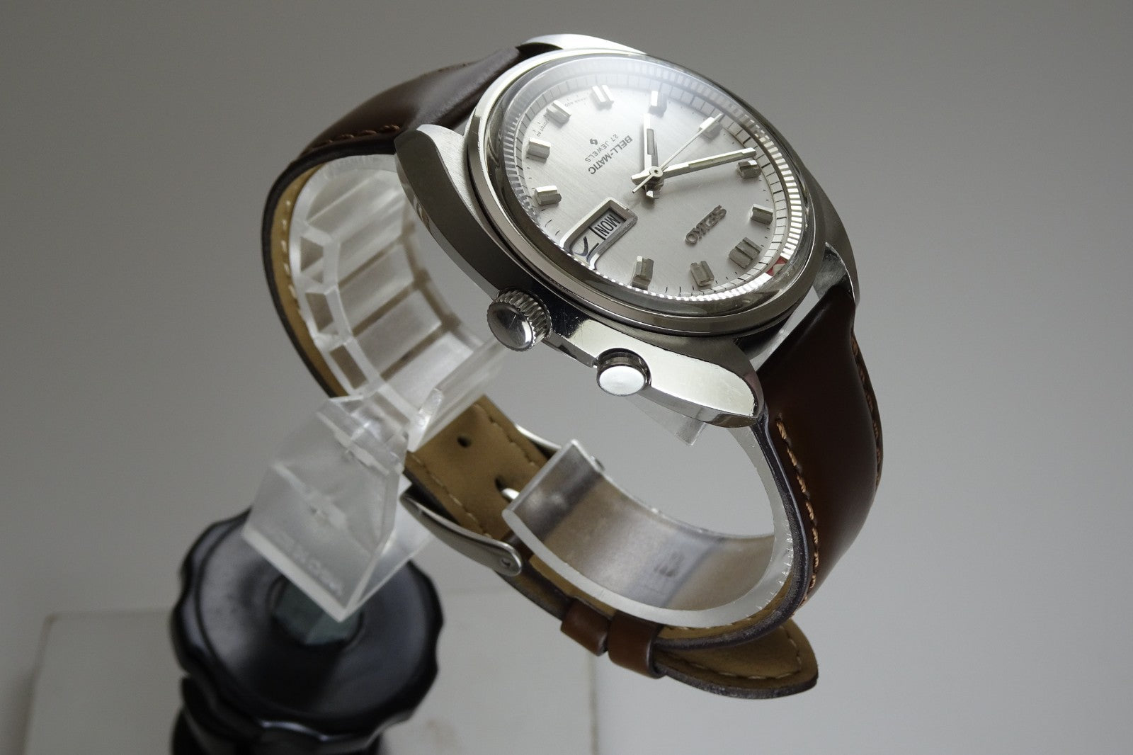 Vintage 1968 JAPAN SEIKO BELL-MATIC WEEKDATER 4006-7000 27Jewels Automatic.