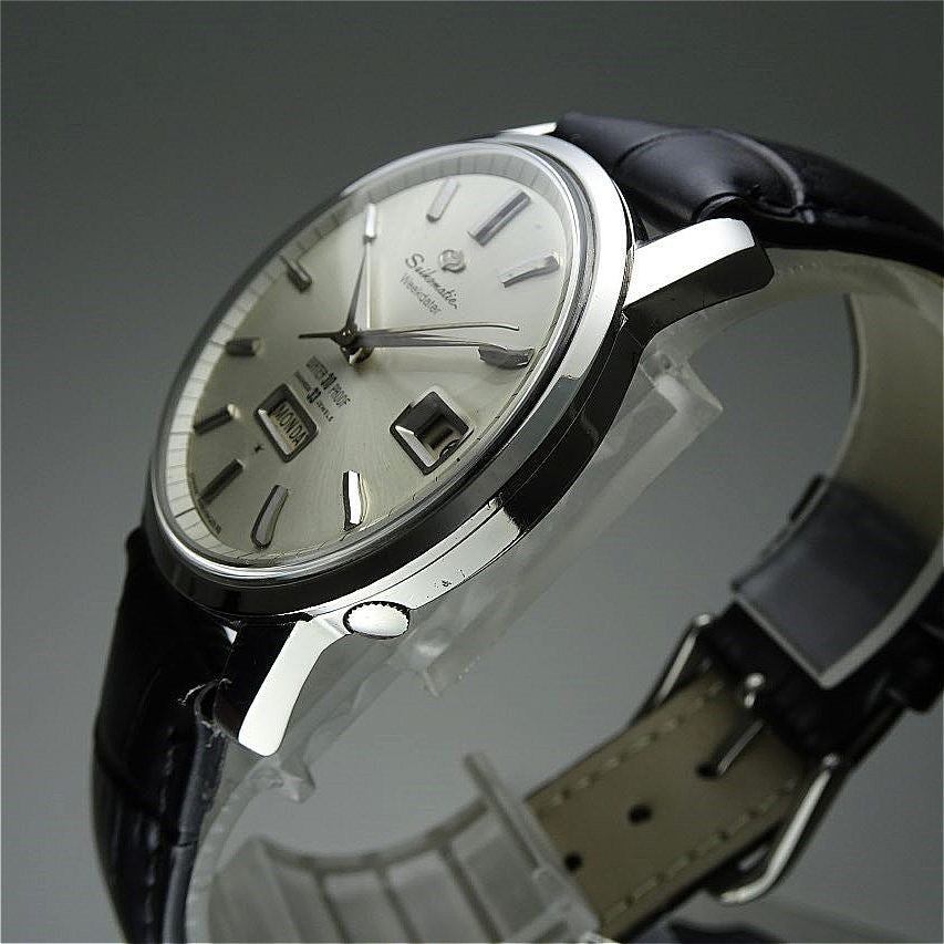 Serviced  Vintage 1963 JAPAN SEIKO MATIC WEEKDATER J13080 33Jewels Automatic.