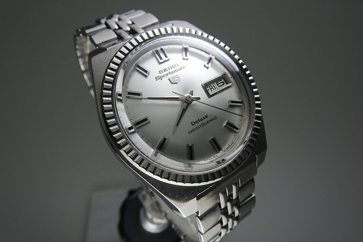 Serviced Vintage 1967 JAPAN SEIKO SPORTSMATIC5 DX 7619-9041 25Jewels Automatic.