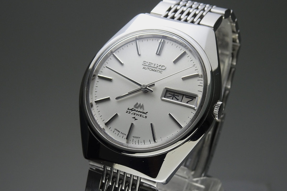 Vintage 1971 JAPAN SEIKO LORD MATIC SPECIAL WEEKDATER 5206-6050 23J Automatic.