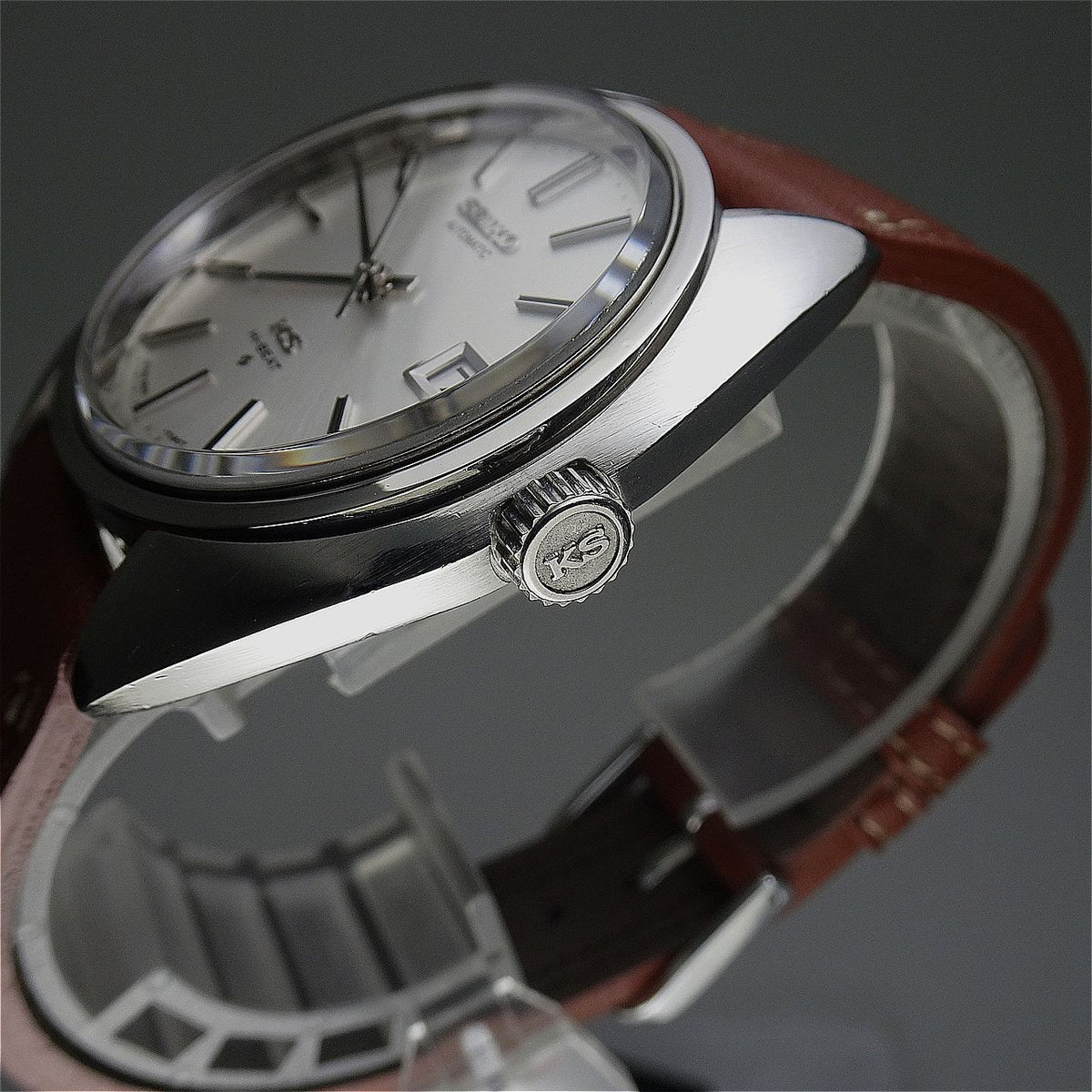 Vintage 1971 JAPAN KING SEIKO CALENDAR 5625-7080 25Jewels Automatic.