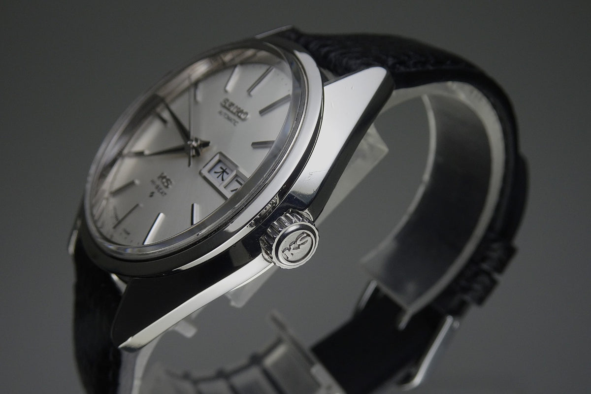 Vintage 1972 JAPAN KING SEIKO WEEKDATER 5626-7111 25Jewels Automatic.