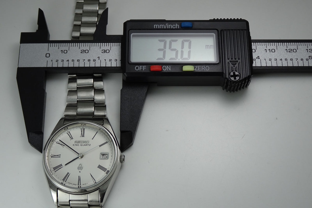 Vintage 1977 JAPAN SEIKO KING QUARTZ 4822-8110 7Jewels Quartz.