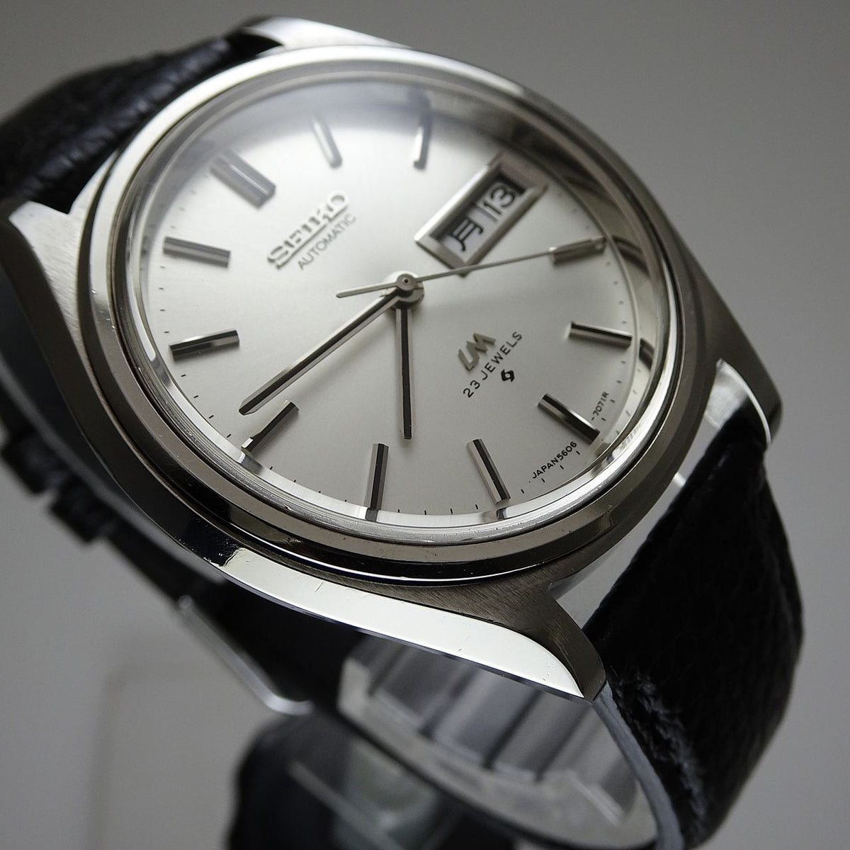Vintage 1973 JAPAN SEIKO LORD MATIC WEEKDATER 5606-7071 23Jewels Automatic.