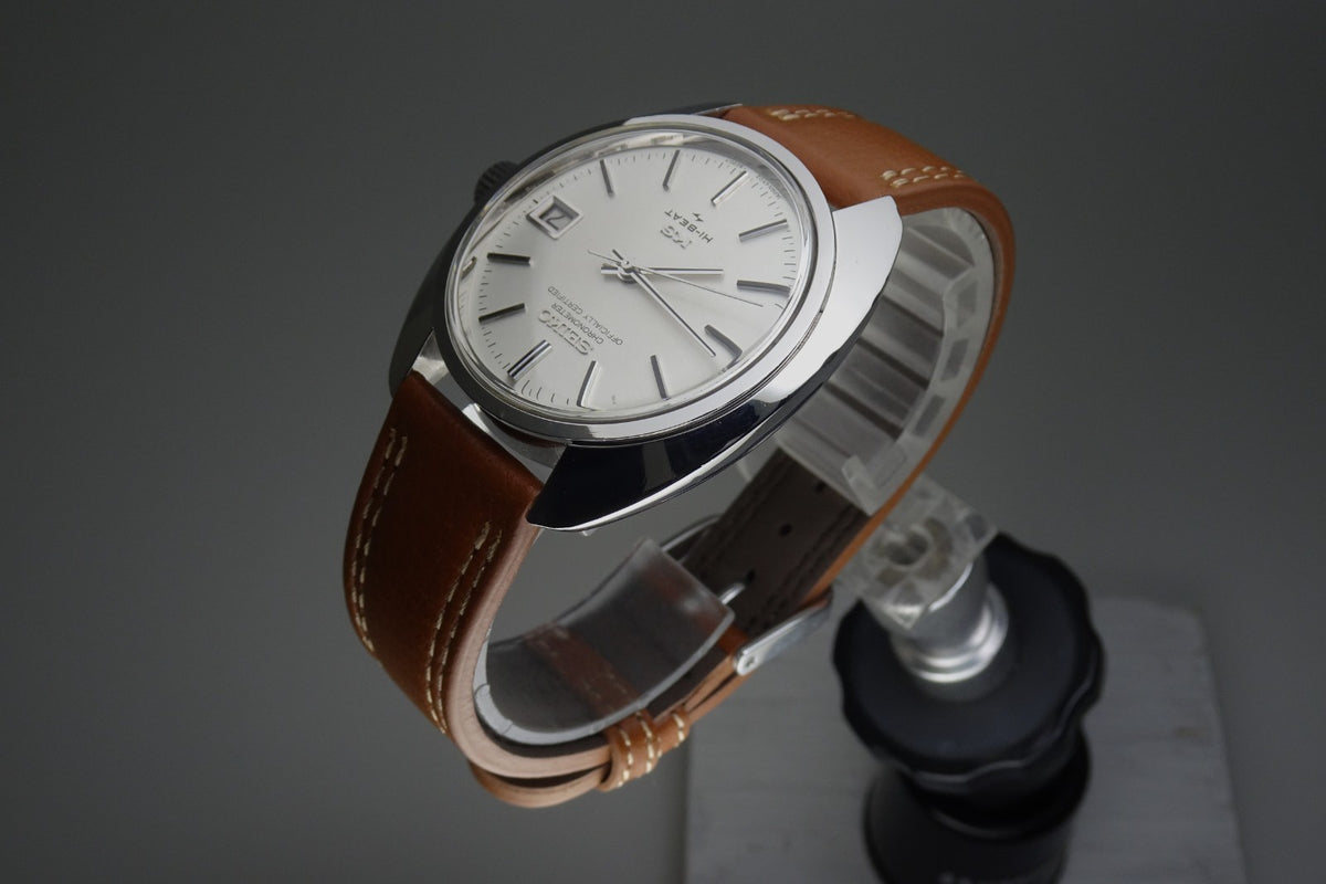 Vintage 1970 JAPAN KING SEIKO CHRONOMETER CALENDAR 4502-8010 25J Hand-winding.