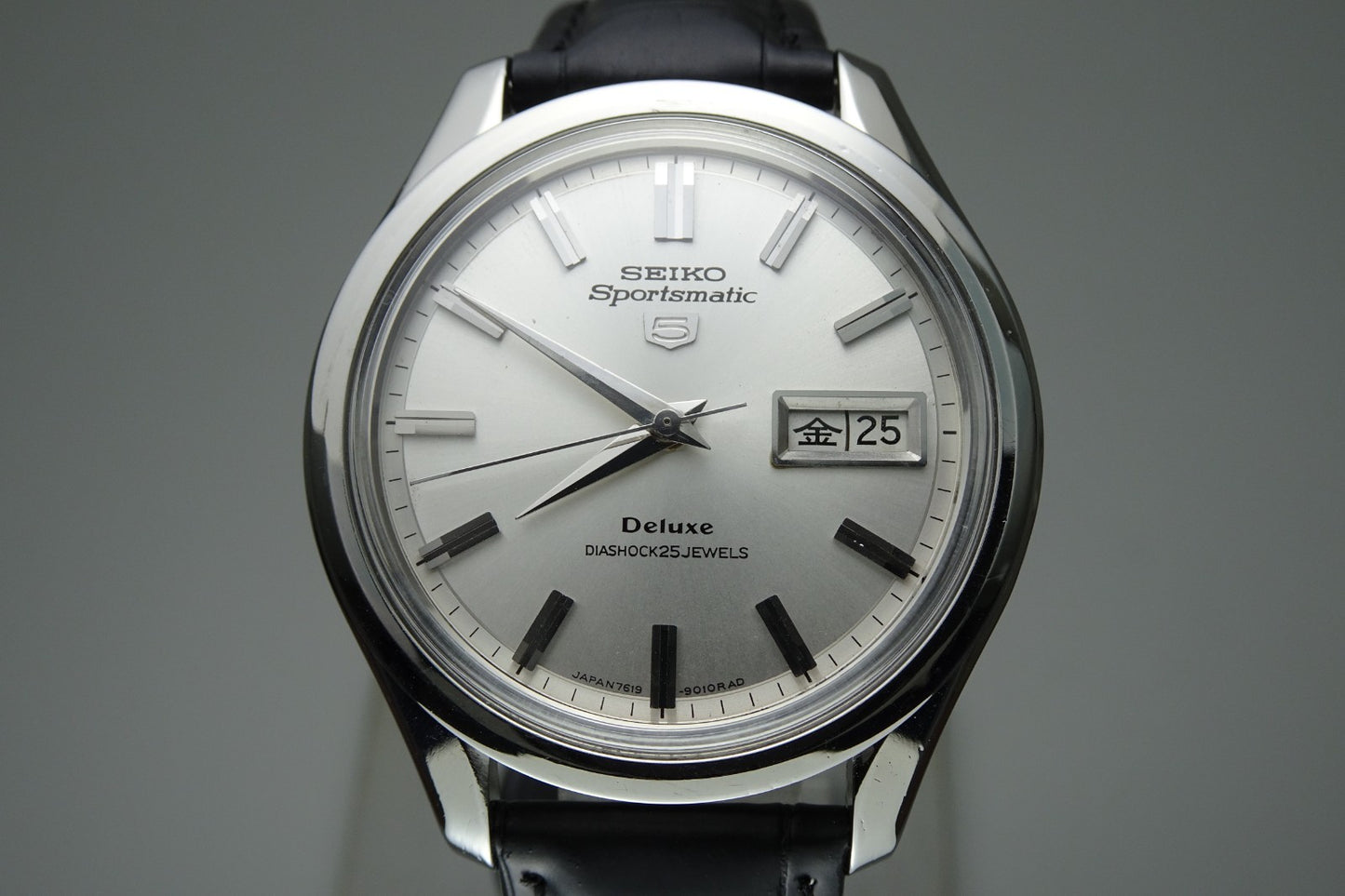 Vintage 1966 JAPAN SEIKO SPORTSMATIC5 DX 7619-9010 25Jewels Automatic.