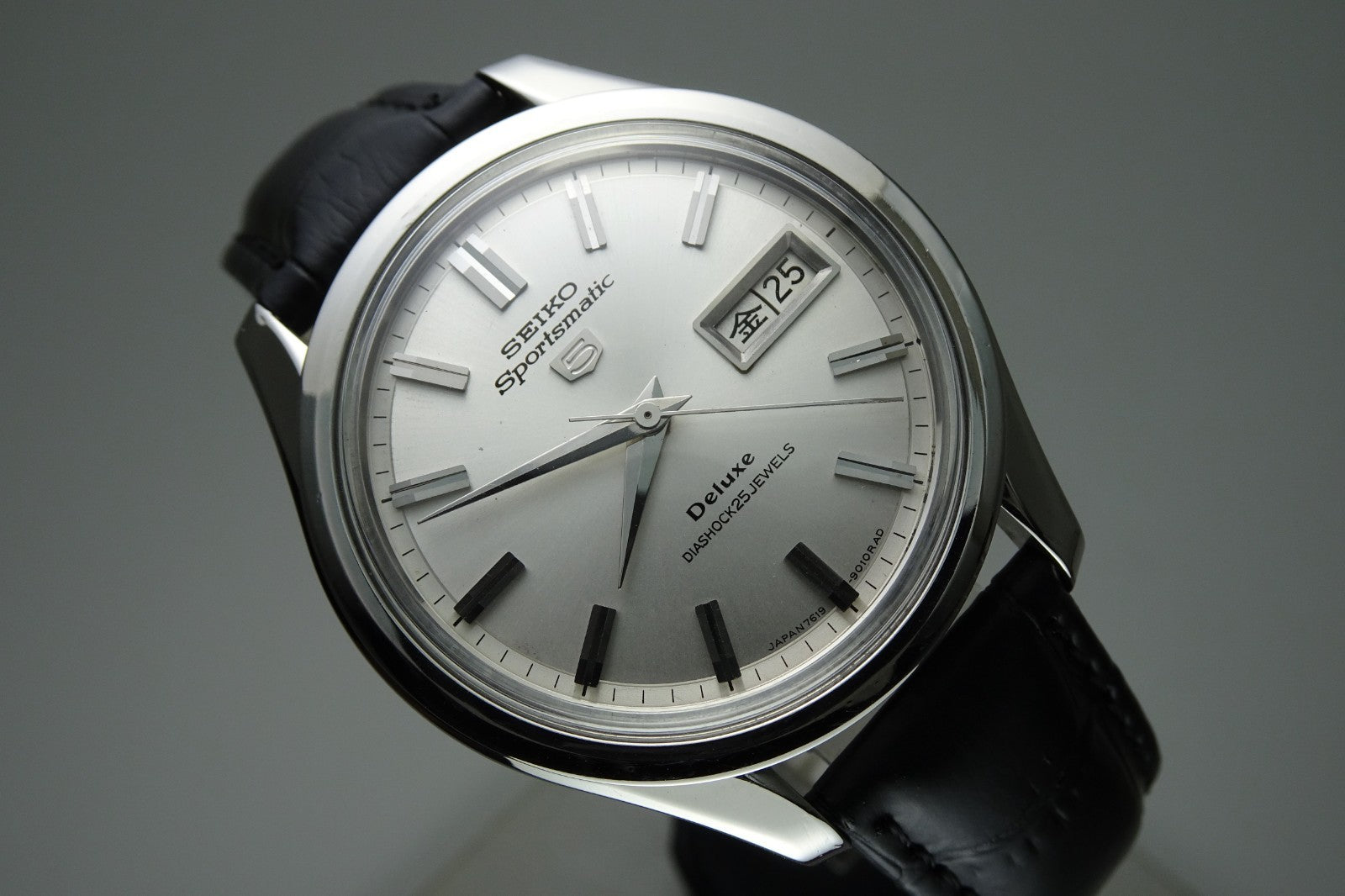 Vintage 1966 JAPAN SEIKO SPORTSMATIC5 DX 7619-9010 25Jewels Automatic.