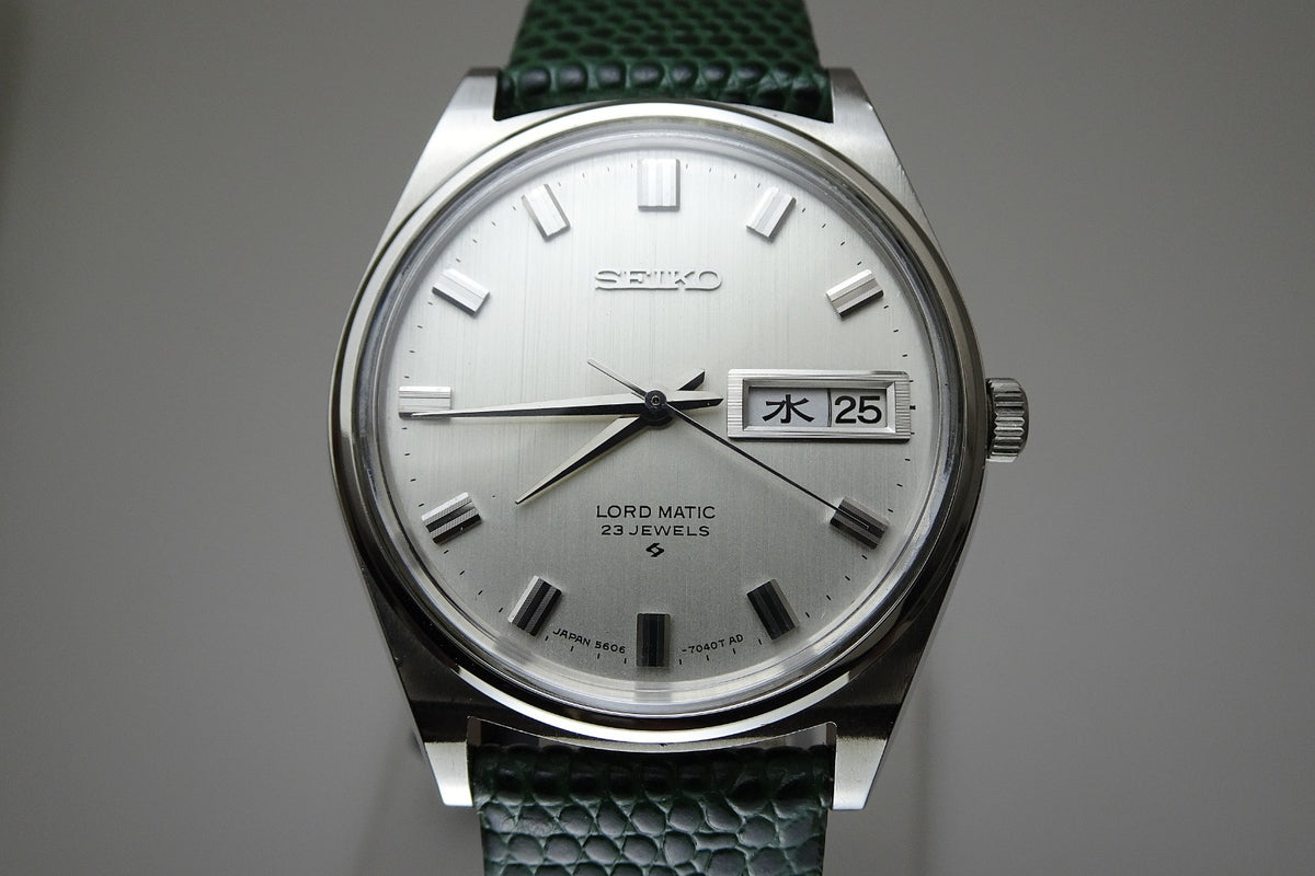 Vintage 1968 JAPAN SEIKO LORD MATIC WEEKDATER 5606-7040 23Jewels Automatic.