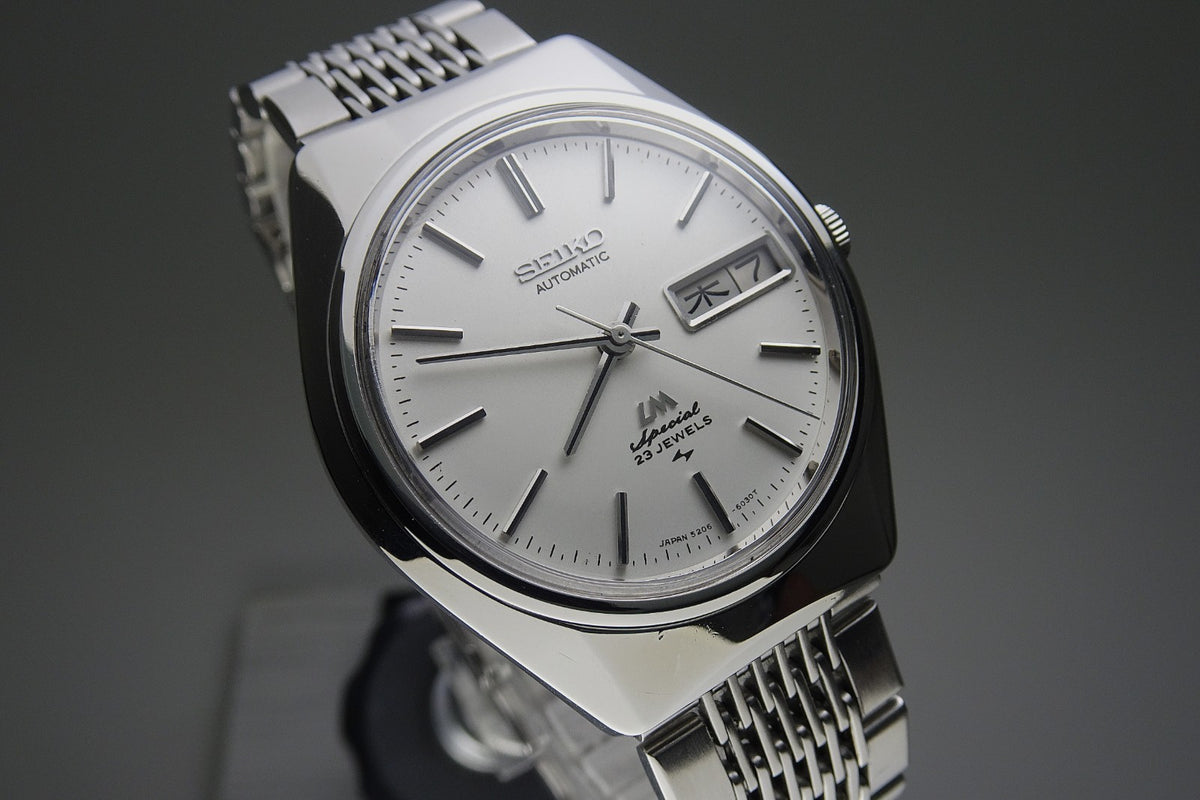 Vintage 1971 JAPAN SEIKO LORD MATIC SPECIAL WEEKDATER 5206-6050 23J Automatic.