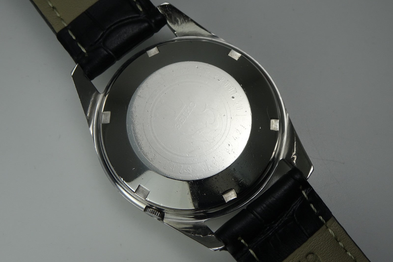 Vintage 1965 JAPAN SEIKO SEIKOMATIC WEEKDATER 6218-8970 35Jewels Automatic.