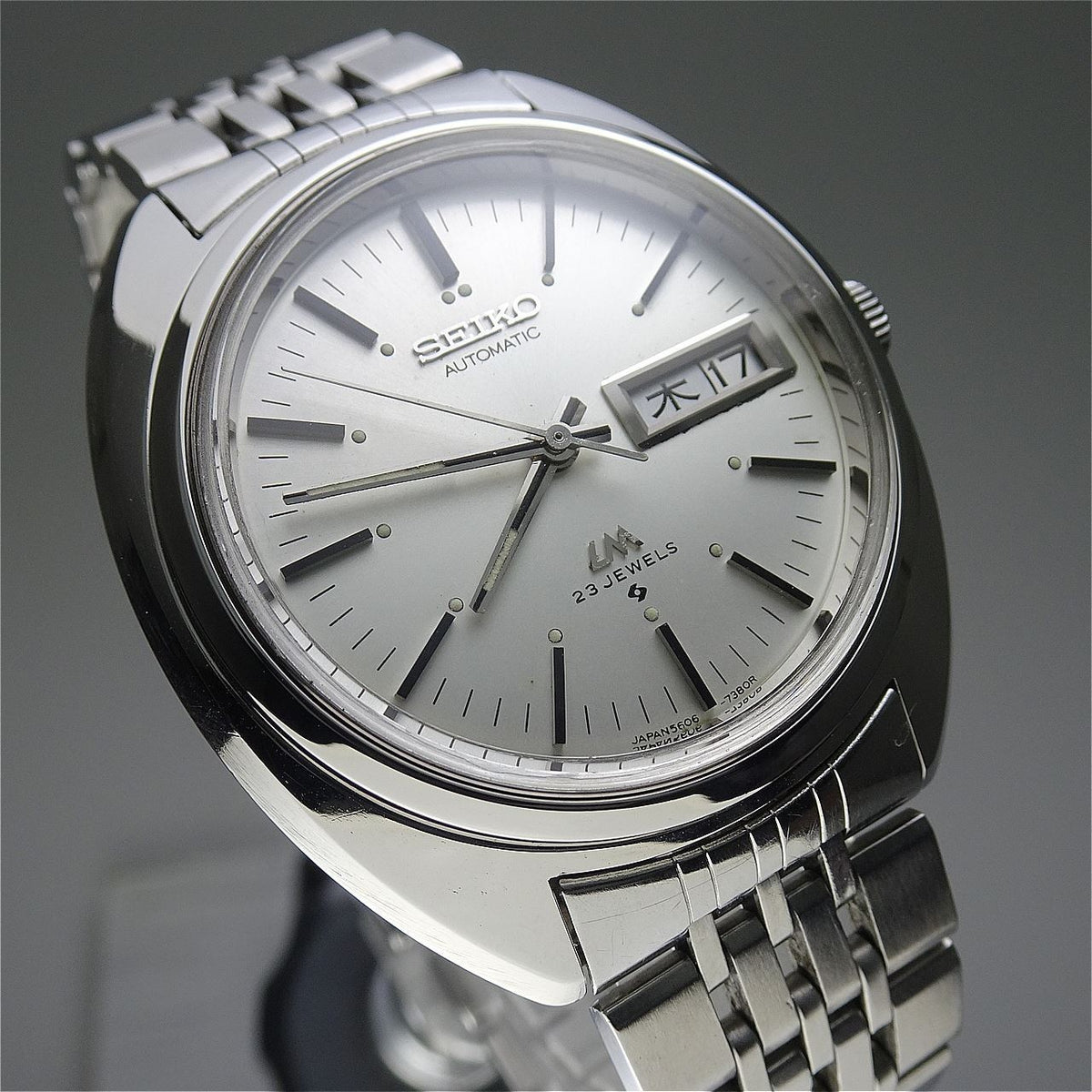 Vintage 1970 JAPAN SEIKO LORD MATIC WEEKDATER 5606-7150 23Jewels Automatic.