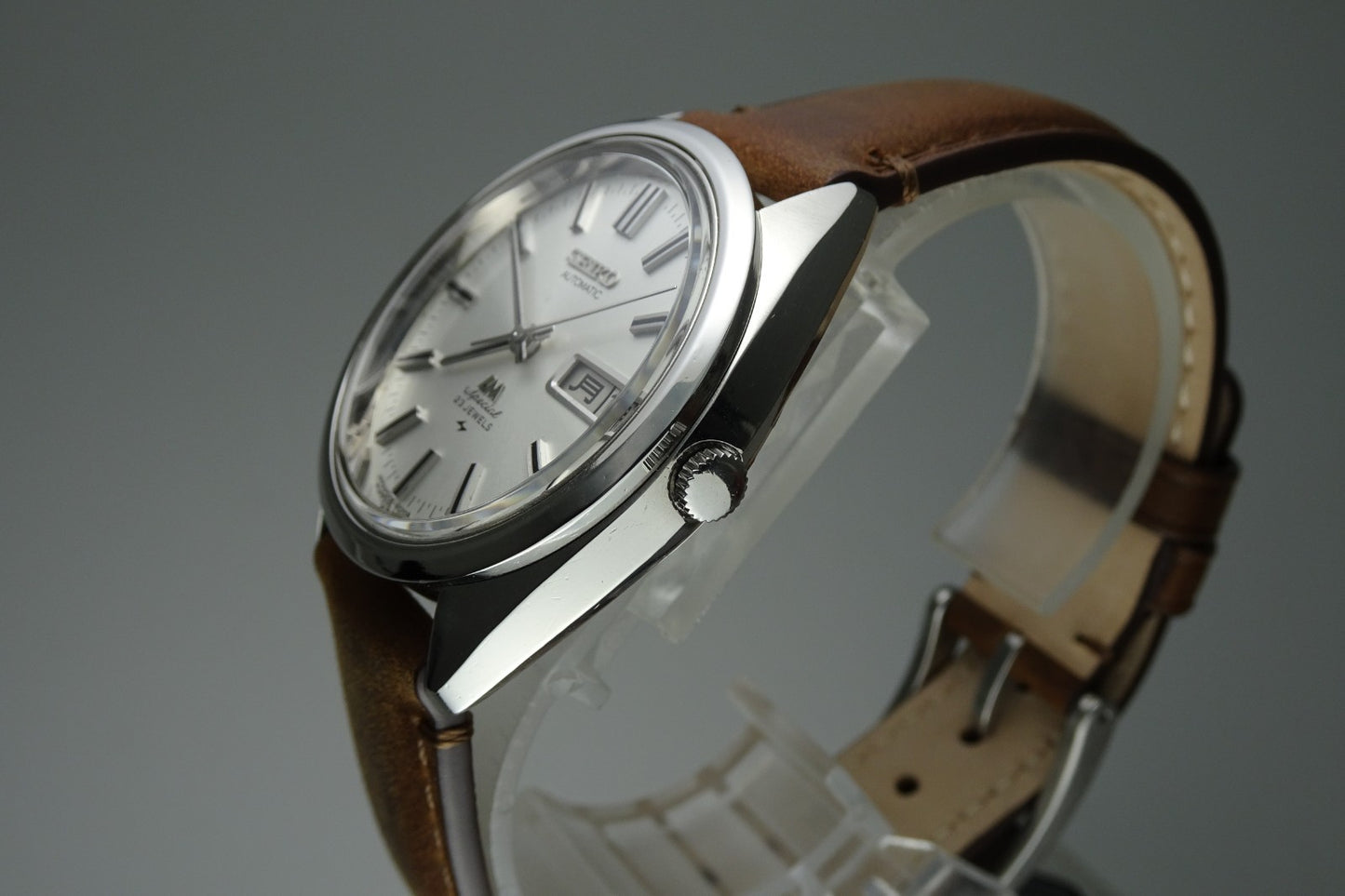 Serviced  Vintage 1970 JAPAN SEIKO LORD MATIC SP  5206-6020 23J Automatic.
