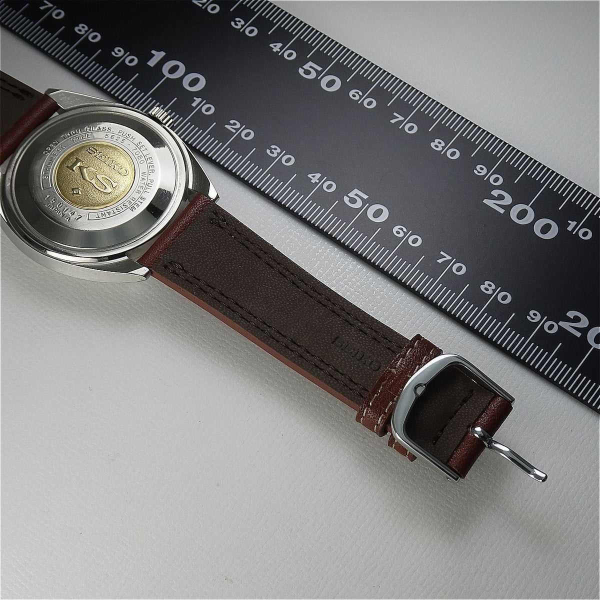 Vintage 1971 JAPAN KING SEIKO CALENDAR 5625-7080 25Jewels Automatic.