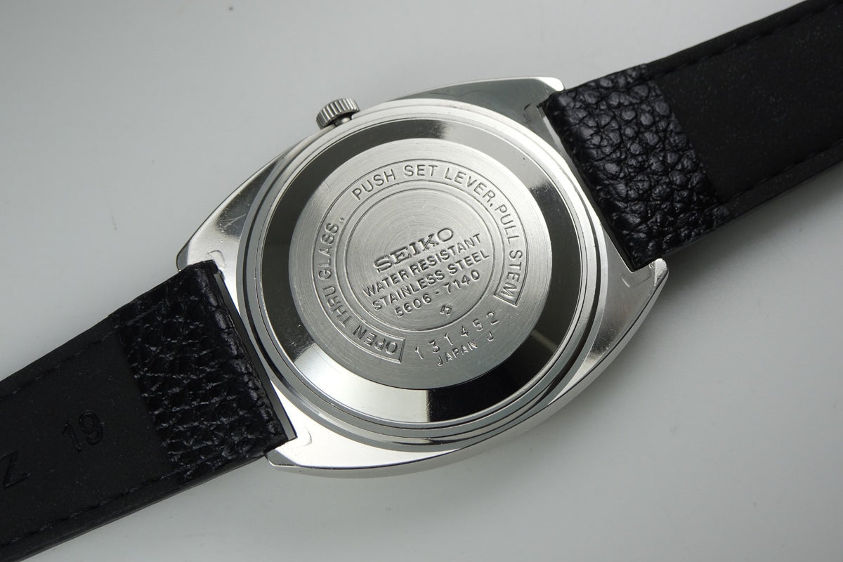 Serviced Vintage 1971 JAPAN SEIKO LORD MATIC WEEKDATER 5606-7140 25J Automatic.