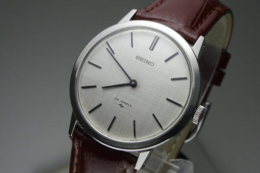 Serviced  Vintage 1973 JAPAN SEIKO CHARIOT HI-BEAT 2220-0180 24J Hand-winding.