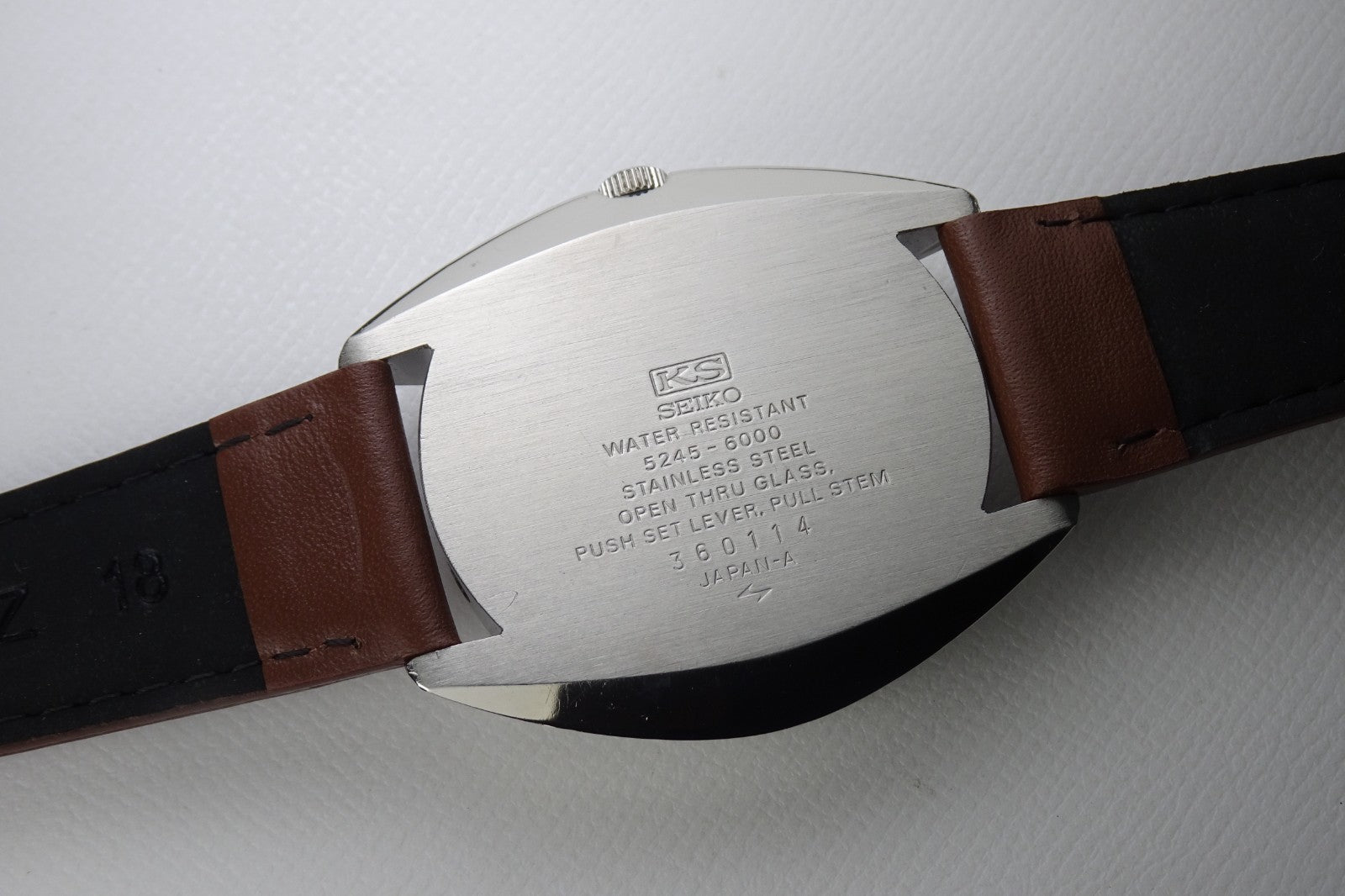 Vintage 1973 JAPAN KING SEIKO CHRONOMETER SPECIAL 5245-6000 25Jewels Automatic.
