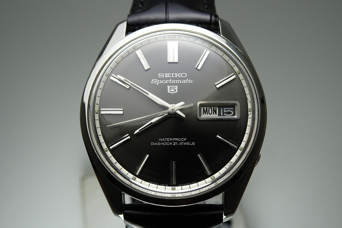 Serviced Vintage 1967 JAPAN SEIKO SPORTSMATIC5 6619-8120 21Jewels Automatic.