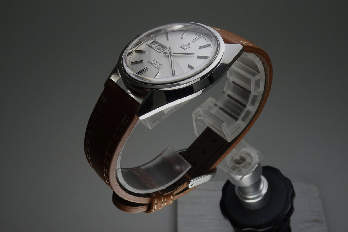 Vintage 1971 JAPAN KING SEIKO WEEKDATER 5626-7110 25Jewels Automatic.