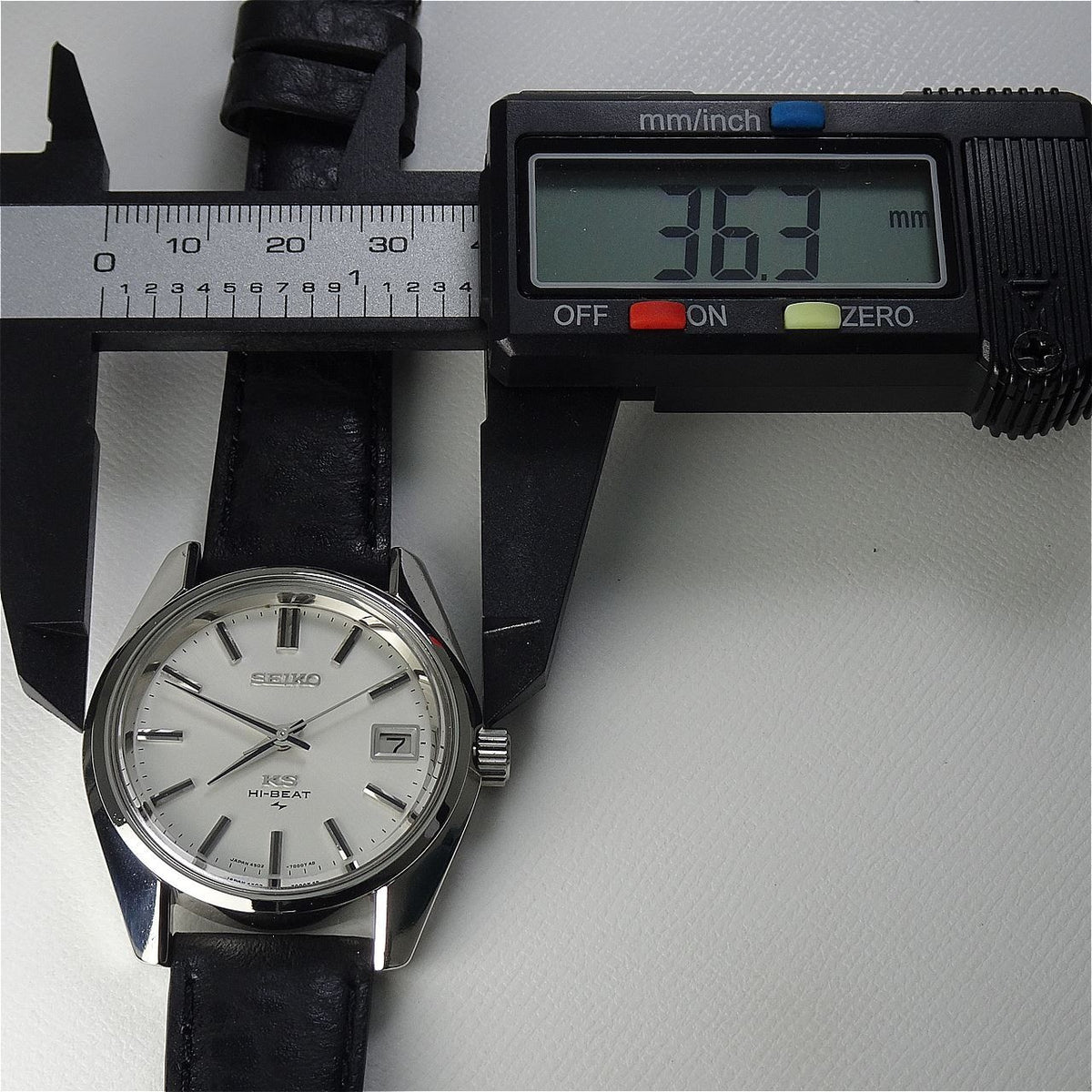 Vintage 1970 JAPAN 45 KING SEIKO CALENDAR 4502-7001 25Jewels Hand-winding.