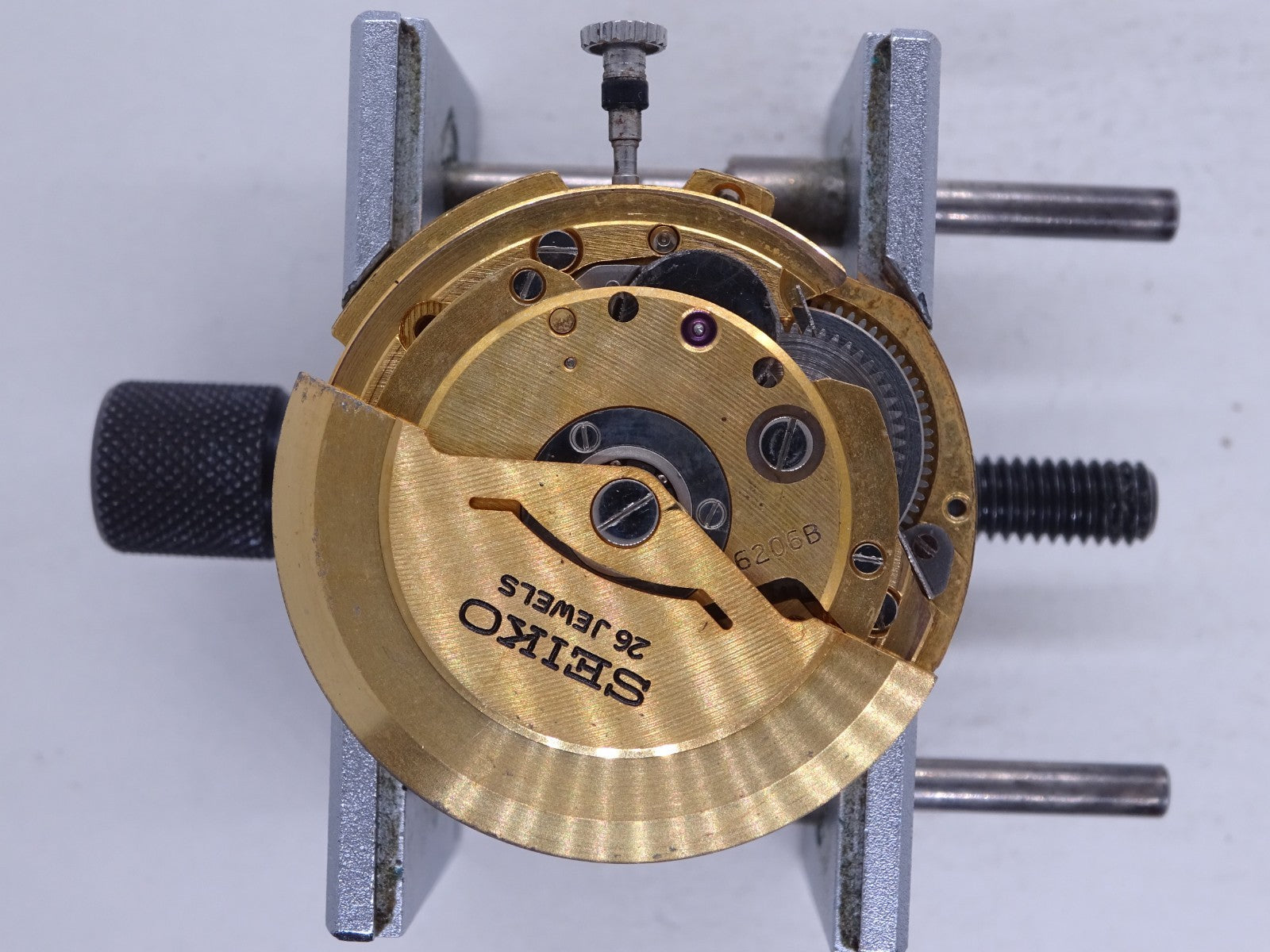 Serviced Vintage 1966 JAPAN SEIKO SEIKOMATIC WEEKDATER 6206-8100 26J Automatic.