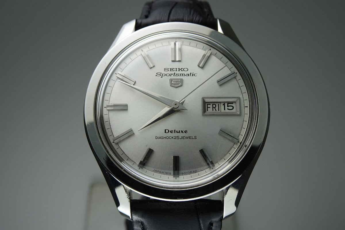 Vintage 1966 JAPAN SEIKO SPORTSMATIC5 DX 7619-9010 25Jewels Automatic.