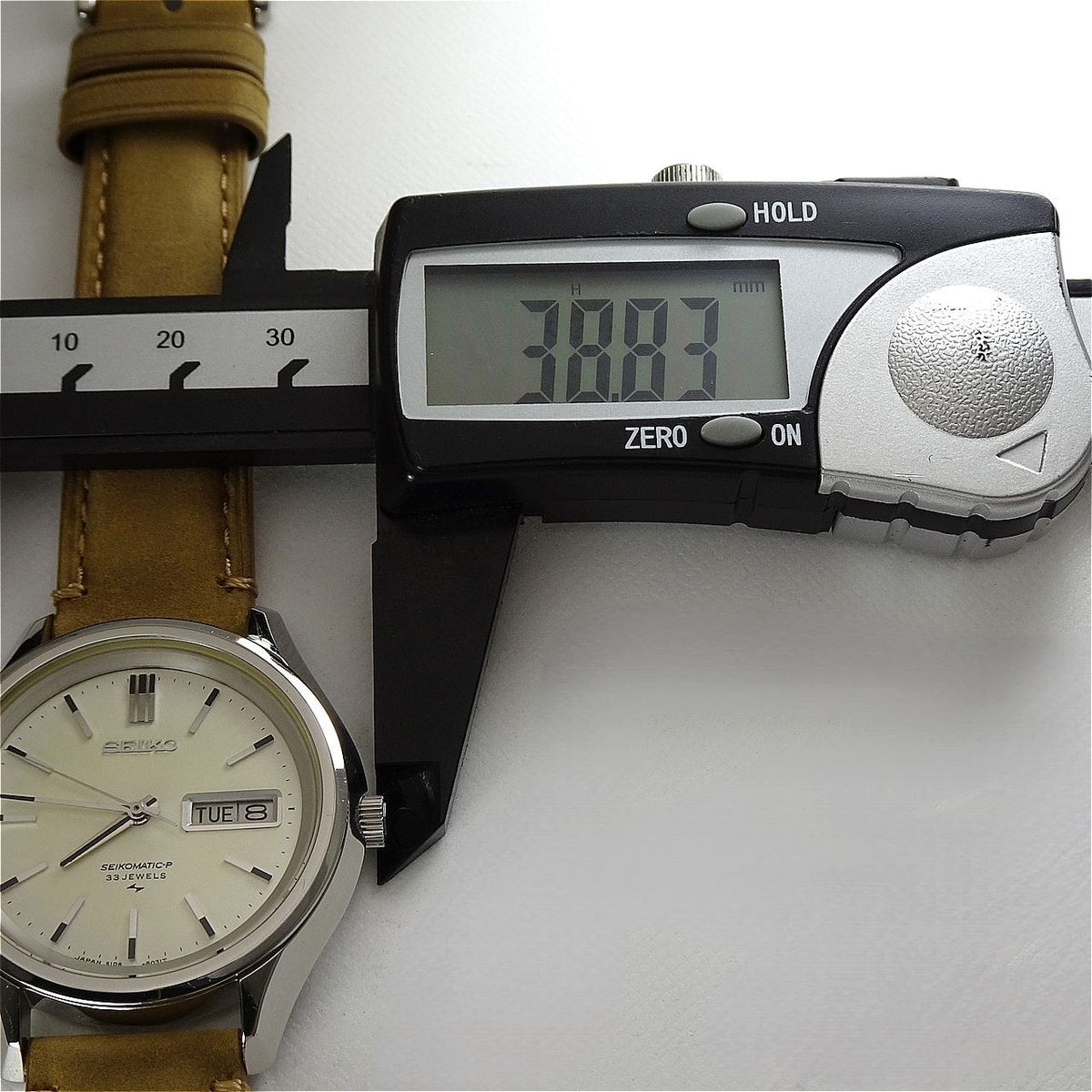 Vintage 1969 JAPAN SEIKO SEIKOMATIC-P WEEKDATER 5106-8020 33Jewels Automatic.