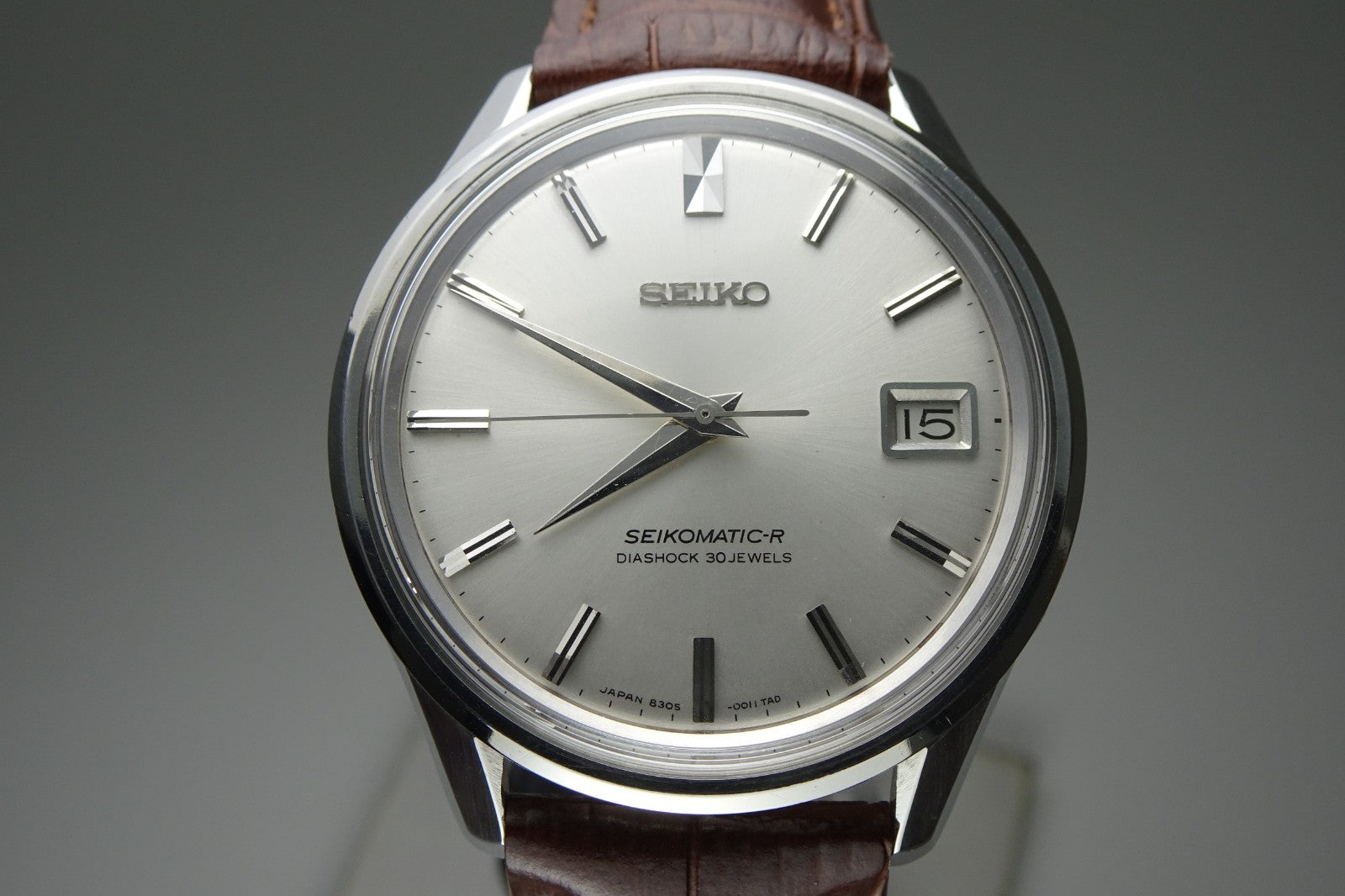 Serviced Vintage 1965 JAPAN SEIKO SEIKOMATIC-R 8305-0020 30Jewels Automatic.