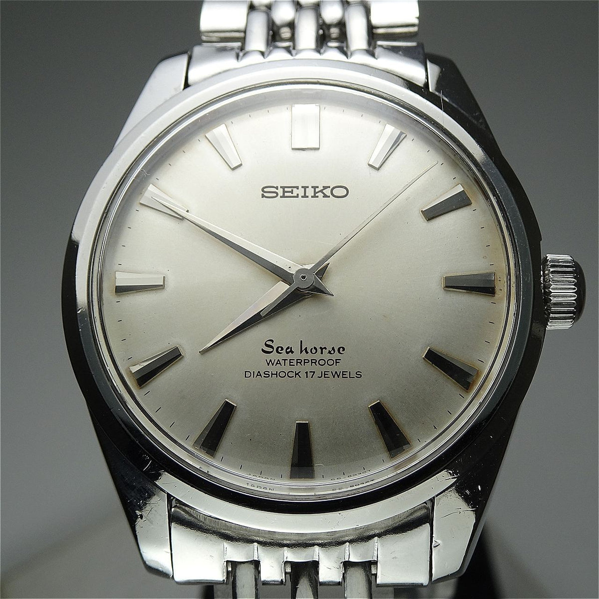 Serviced Vintage 1965 JAPAN SEIKO SEA HORSE 66-8980 17Jewels Hand-winding.