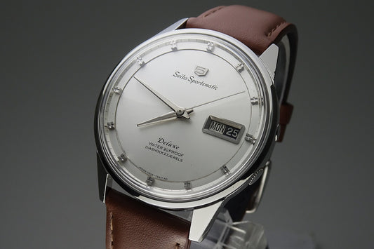 Vintage 1965 JAPAN SEIKO SPORTSMATIC5 DX 7606-7982 23Jewels Automatic.