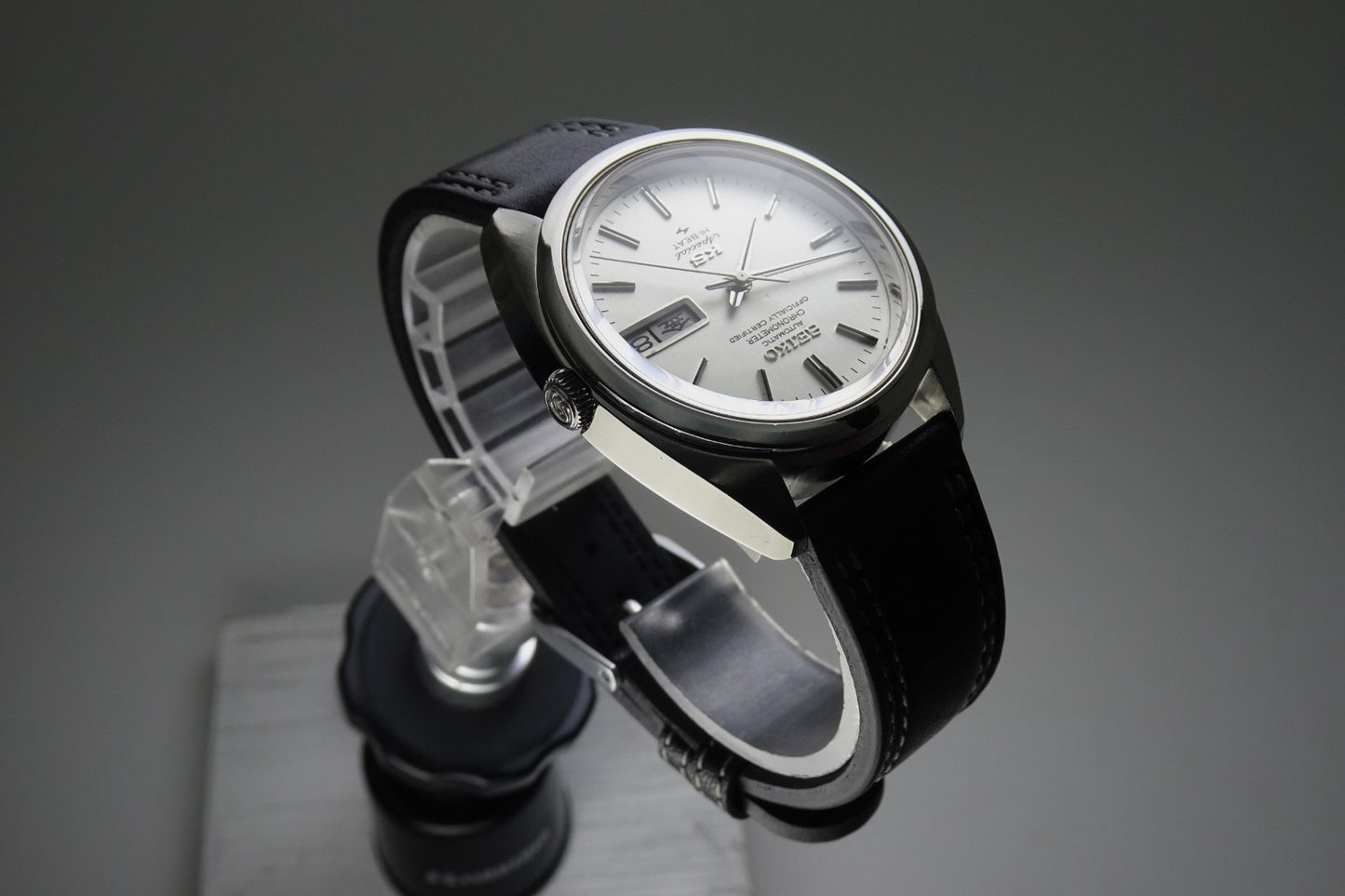 Vintage 1972 JAPAN KING SEIKO CHRONOMETER SP WEEKDATER 5246-6000 25J Automatic.