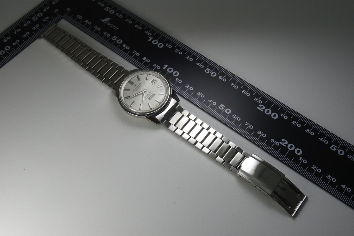 Vintage 1965 JAPAN SEIKO SEIKOMATIC WEEKDATER 6206-8990 26Jewels Automatic.