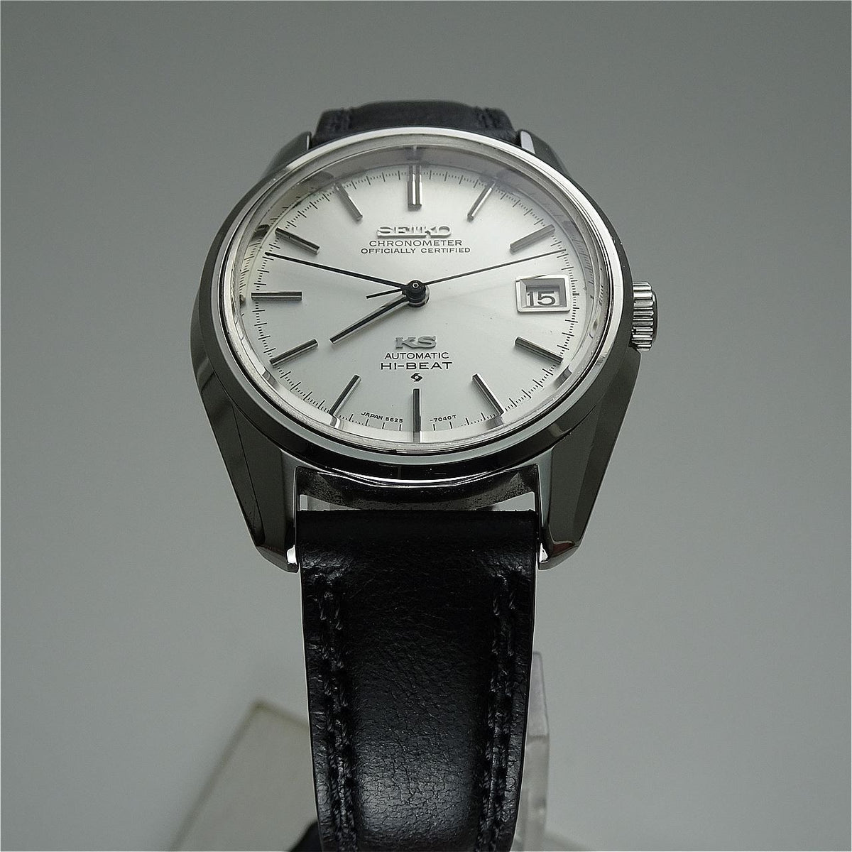 Vintage 1973 JAPAN KING SEIKO CHRONOMETER CALENDAR 5625-7041 25Jewels Automatic.