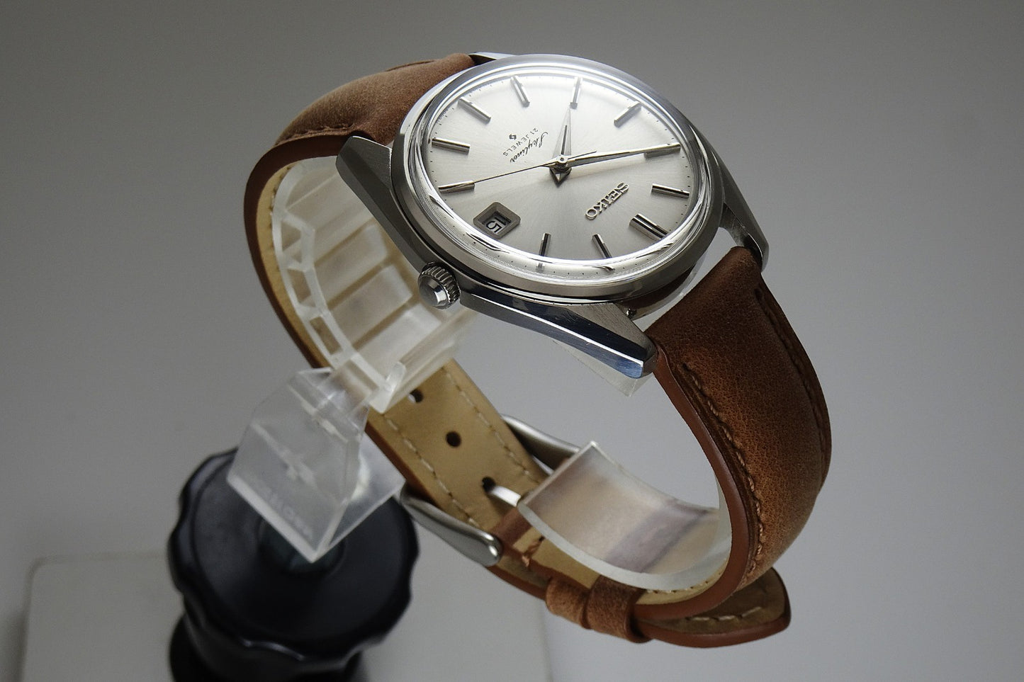 Serviced Vintage 1969 JAPAN SEIKO SKYLINER CALENDAR 6102-8000 21J Hand-winding.