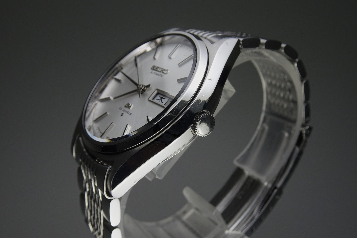 Vintage 1974 JAPAN SEIKO LORD MATIC WEEKDATER 5606-8050 23Jewels Automatic.