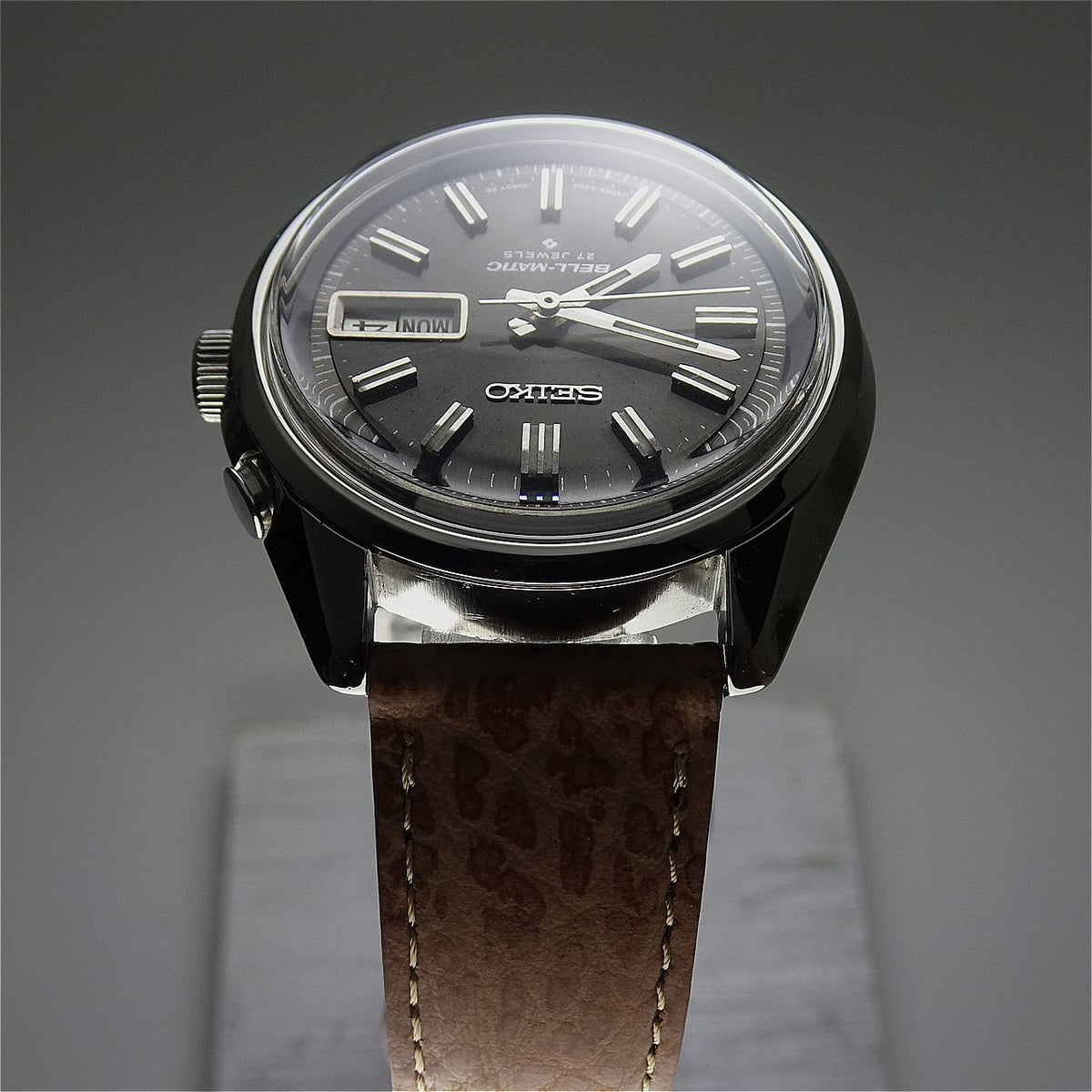Vintage 1972 JAPAN SEIKO BELL-MATIC WEEKDATER 4006-7012 27Jewels Automatic.