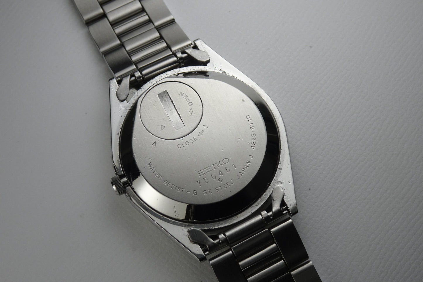 Vintage 1977 JAPAN SEIKO KING QUARTZ 4823-8110 7Jewels Quartz.