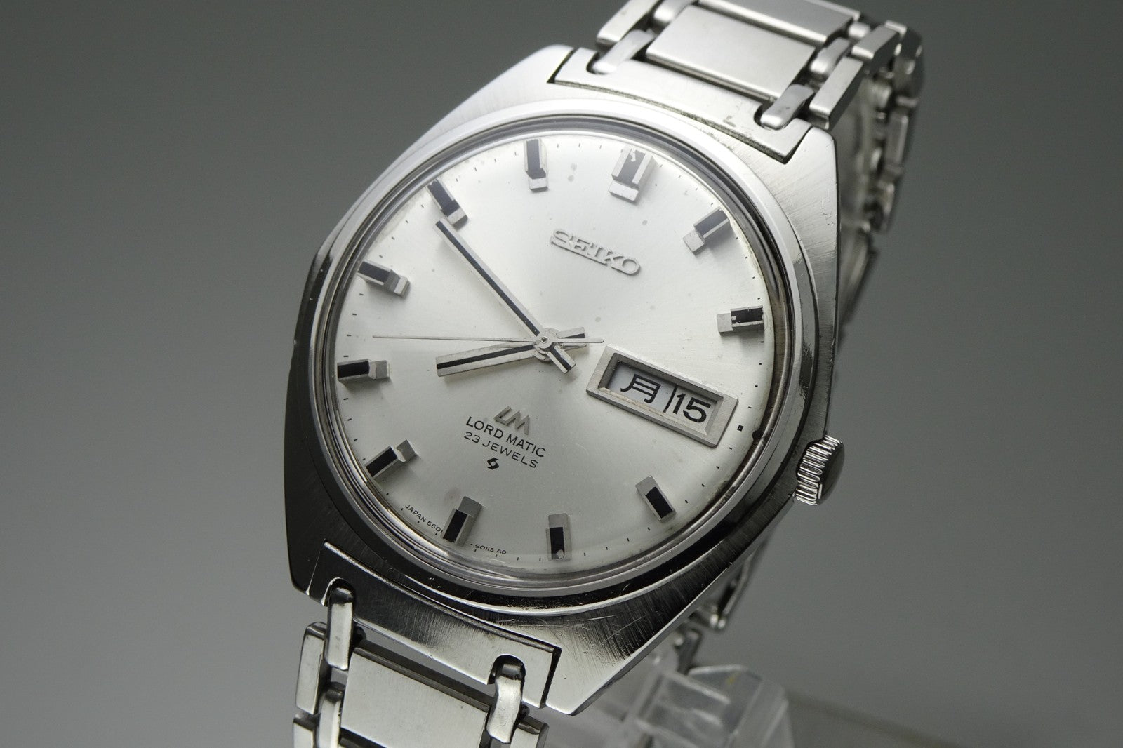 Serviced Vintage 1968 JAPAN SEIKO LORD MATIC WEEKDATER 5606-9000 23J Automatic.